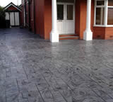 pattern imprinted concrete driveways Bury